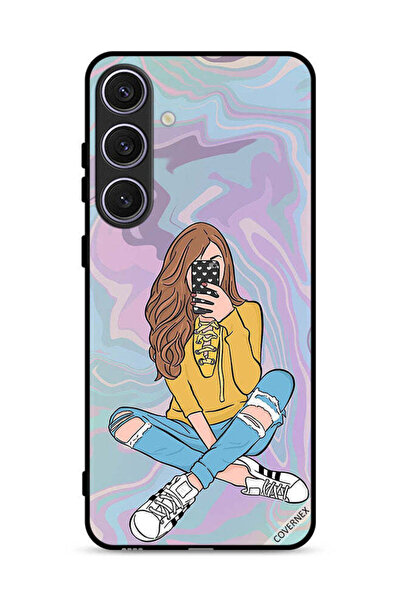 Covernex غطاء حماية لهاتف Samsung Galaxy S25 مع صورة فتاة