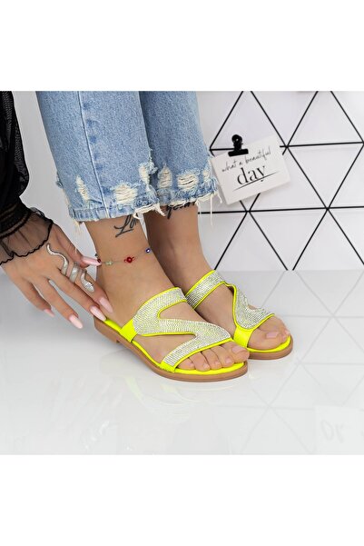 mei Women's Slippers 2HXS27 Yellow