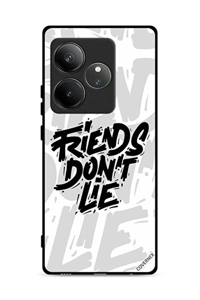 Covernex غطاء حماية لهاتف Realme GT Neo6 SE 5G بطبعة "أصدقاء الخط لا يكذبون"