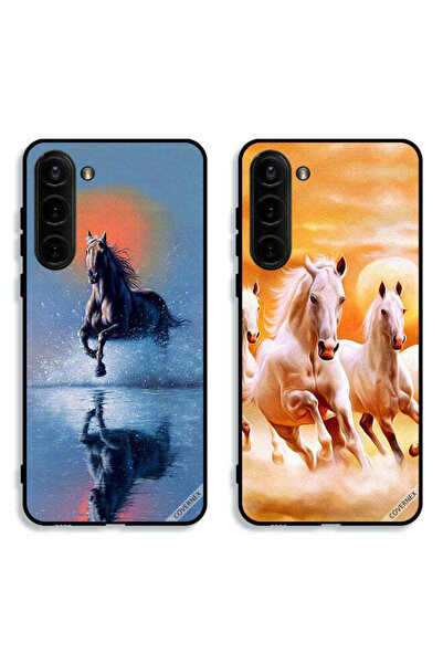 Covernex حافظتان لهاتف سامسونج جالاكسي إس 23 بلس 5G، أغطية حماية بتصميم خيول ...