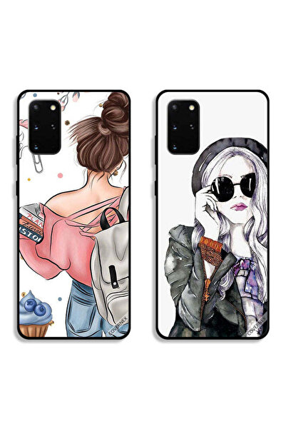 Covernex حافظتان لهاتف سامسونج جالاكسي S20 بلس، أغطية واقية، فتاة أنيقة وكتب ...