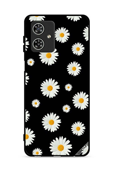 Covernex غطاء حماية لهاتف موتورولا موتو جي 54 5G بنقشة زهور الشمس الصغيرة