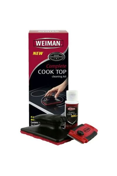 Weiman Cook Top Care Cleaning Kit Clear/Red/Black