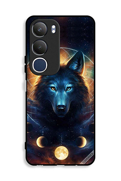 Covernex غطاء حماية فيفو Y19s 4G بتصميم ذئب في الفضاء