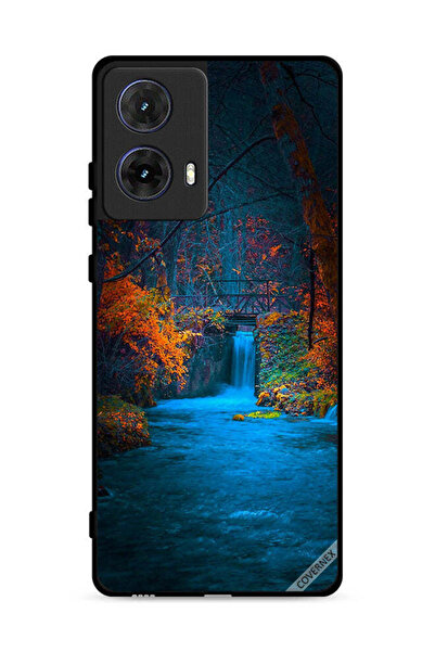 Covernex غطاء حماية لهاتف موتورولا موتو جي 85 5 جي بتصميم شلال