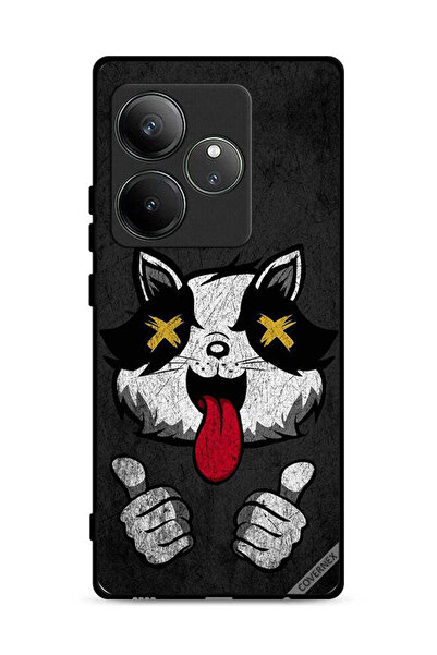 Covernex غطاء حماية لهاتف Realme GT 6T 5G بتصميم قطة مارشميلو