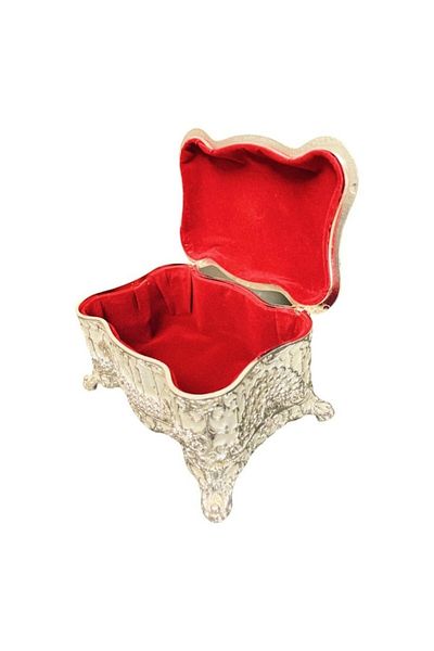 BLA BLA FOAM - Jewelry Box, Luxury Vintage, Peacock Design with Velvet Interior