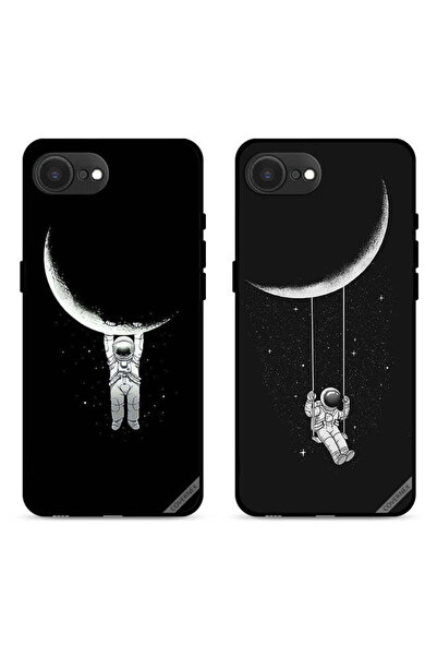 Covernex Two Cases For Apple iPhone 16e Protective Covers Astronaut Swing and...