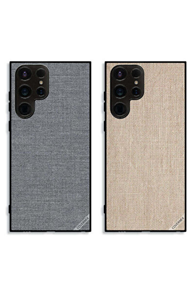 Covernex حافظتان لهاتف Samsung Galaxy S23 Ultra 5G بغطاءين واقيين بنمط قماشي ...