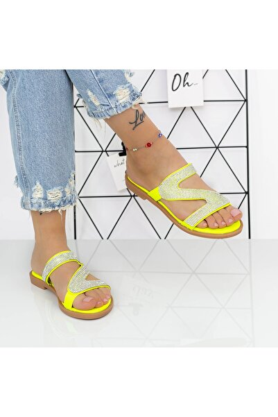 mei Women's Slippers 2HXS27 Yellow