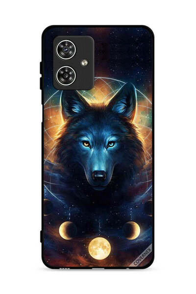 Covernex Motorola Moto G54 5G Protective Case Cover Wolf In Space