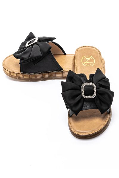 FORMAZIONE Women's Slippers with Low Sole 49005 Black |