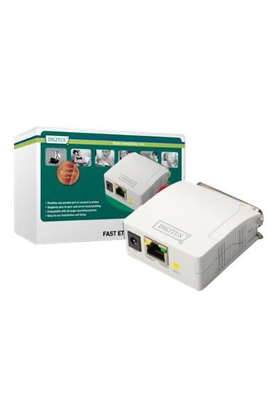 Digitus Server de Imprimare Fast Ethernet Alb