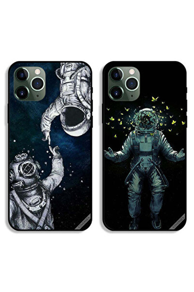 Covernex حافظتان لهاتف Apple iPhone 11 Pro Max، أغطية واقية بتصميم رواد فضاء ...