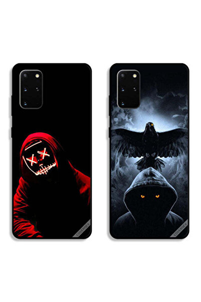 Covernex حافظتان لهاتف سامسونج جالكسي S20 بلس بغطاءين واقيين بقناع الهالوين و...