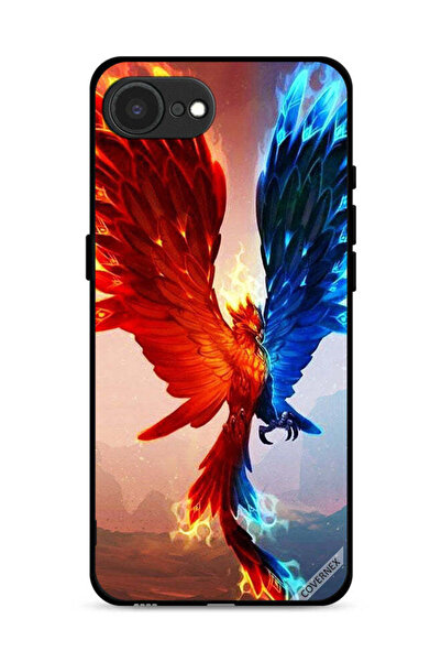 Covernex غطاء حماية لجهاز Apple iPhone 16e بخلفية نسر النار والماء
