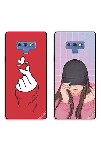 Covernex حافظتان واقيتان لهاتف سامسونج جالكسي نوت 9 بتصميم قبعة سناب لوف جيرل