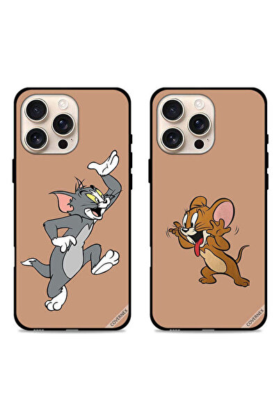 Covernex حافظتان لهاتف Apple iPhone 16 Pro، أغطية حماية خلفية بتصميم زوجين من...
