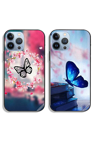 Covernex حافظتان واقيتان لهاتف Apple iPhone 13 Pro Max بتصميم فراشة في حلقة و...