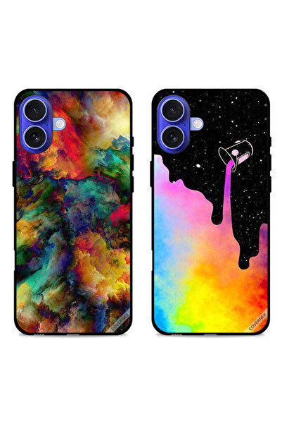 Covernex حافظتان واقيتان لهاتف Apple iPhone 16 Plus بألوان عتيقة وتلوين السماء