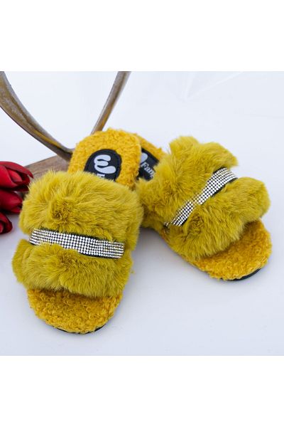FASHION Ladies Slippers A21 Yellow |