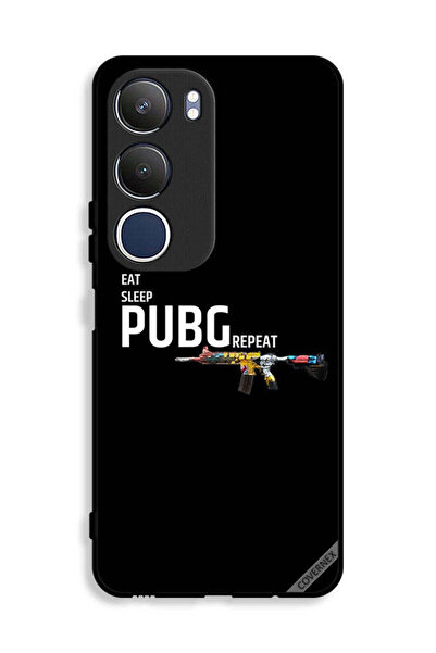 Covernex غطاء حماية Vivo Y19s 4G مع خاصية Eat Sleep وPubg Repeat