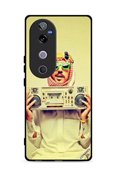 Covernex غطاء حماية لهاتف Vivo V40 5G يحمل جهاز موسيقى عتيق