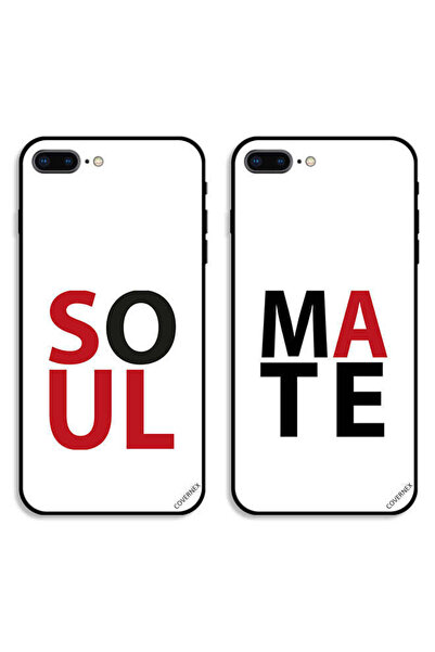 Covernex Two Cases For Apple iPhone 7 Plus Protective Covers Soul Mate Couple...