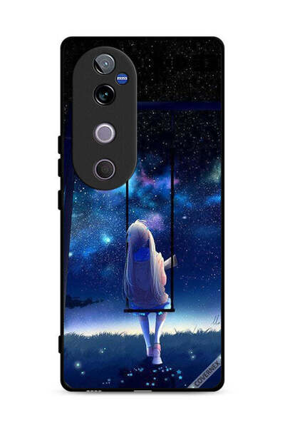 Covernex غطاء حماية لهاتف Vivo V40 5G بتصميم فتاة حزينة