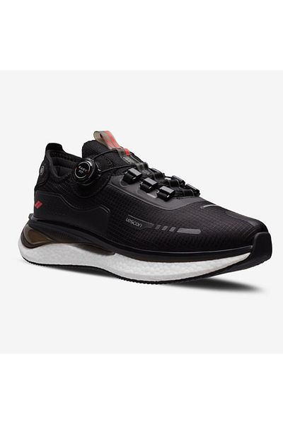 Lescon Scroll 3 A-Shock Black White Smart (Reel Laced) Men's Daily Walking Sports Shoes