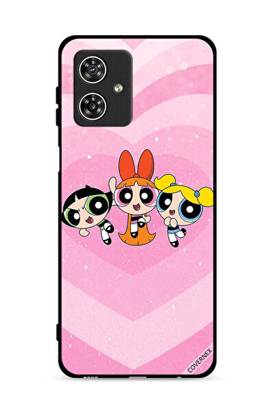 Covernex غطاء حماية لهاتف موتورولا موتو جي 54 5G - رسوم متحركة للفتيات المحترفات