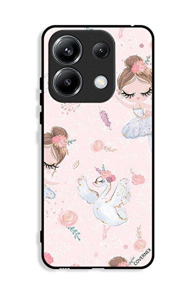 Covernex غطاء حماية لهاتف شاومي بوكو M6 برو 4G بطبعة فتاة وزهور