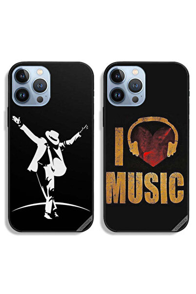 Covernex حافظتان واقيتان لهاتف Apple iPhone 13 Pro من Mj Style وi Love Music