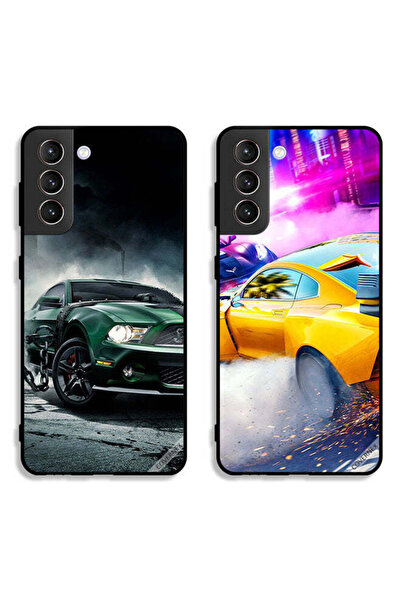 Covernex حافظتان لهاتف سامسونج جالاكسي S21 FE 5G، أغطية حماية بتصميم سيارة سب...