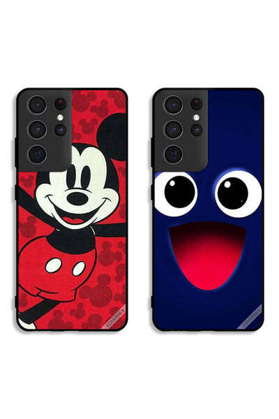 Covernex حافظتان لهاتف سامسونج جالاكسي S21 ألترا 5G بغطاءين واقيين بابتسامة س...