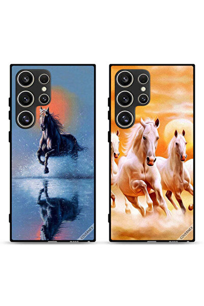 Covernex Two Cases For Samsung Galaxy S24 Ultra 5G Protective Covers Horses R...