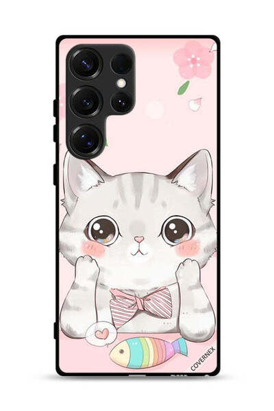 Covernex غطاء حماية لهاتف سامسونج جالكسي S25 ألترا بتصميم سمكة القط