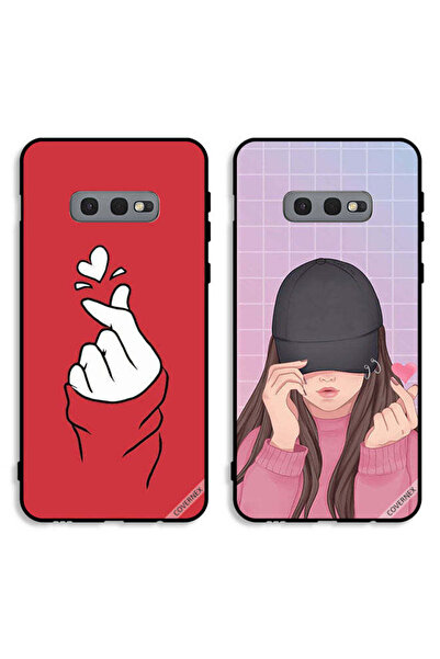 Covernex حافظتان واقيتان لهاتف سامسونج جالاكسي S10e بطبعة قبعة سناب لوف جيرل