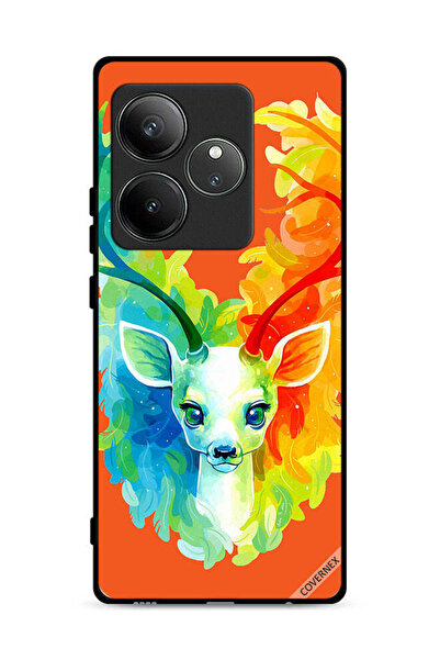 Covernex غطاء حماية لهاتف Realme GT 6T 5G بطبعة غزال ملون