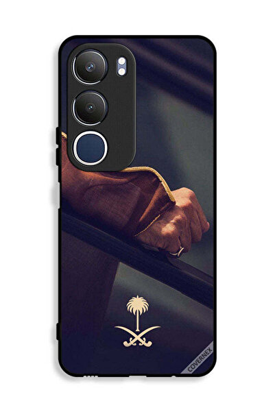 Covernex غطاء حماية لهاتف Vivo Y19s 4G مع شعار المملكة العربية السعودية