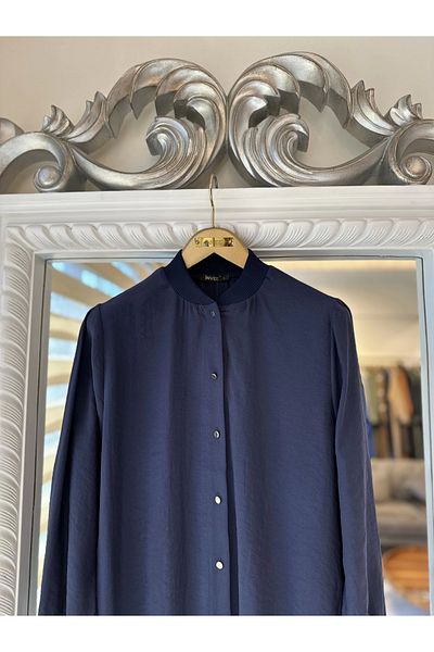 Invee 6674m Modal Shirt - Navy Blue