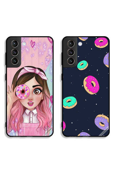 Covernex حافظتان لهاتف سامسونج جالاكسي إس 21 بلس 5G، أغطية حماية بتصميم دونات...