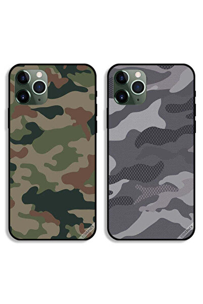 Covernex Two Cases For Apple iPhone 11 Pro Max Protective Covers Camouflage Patterns
