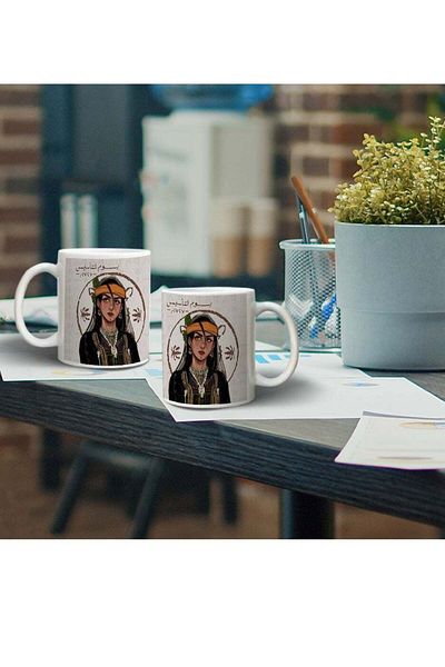 Story of candle Ceramic Mug with 'Foundation Day' Design in White Color