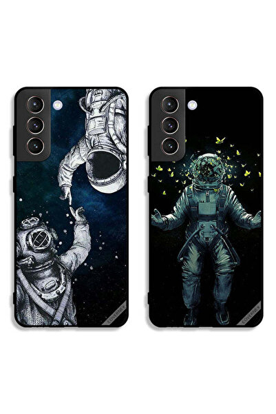 Covernex حافظتان لهاتف سامسونج جالاكسي S21 FE 5G، أغلفة واقية بتصميم رواد فضا...