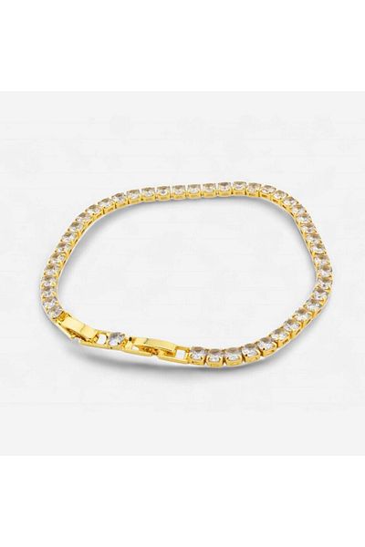 İMRAN GOLDEN TENNIS BRACELET