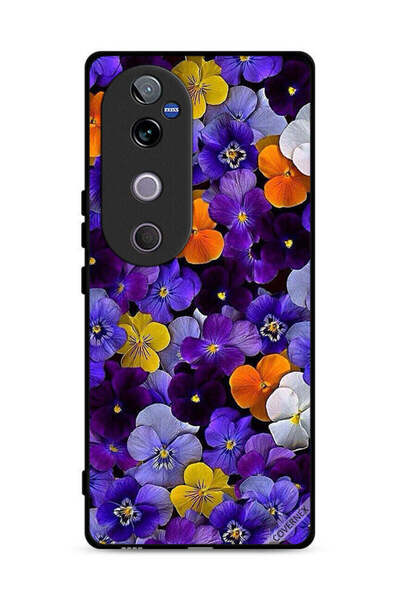 Covernex غطاء حماية لهاتف Vivo V40 5G بزهور صغيرة