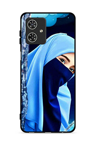 Covernex غطاء حماية لهاتف موتورولا موتو جي 54 5G - فتاة محجبة