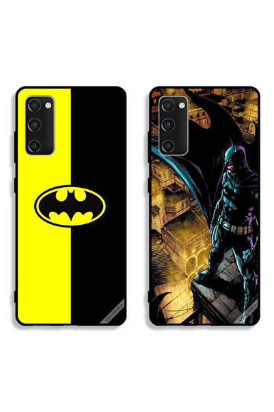 Covernex حافظتان لهاتف Samsung Galaxy S20 FE بغطاءين واقيين بشعار باتمان وبات...