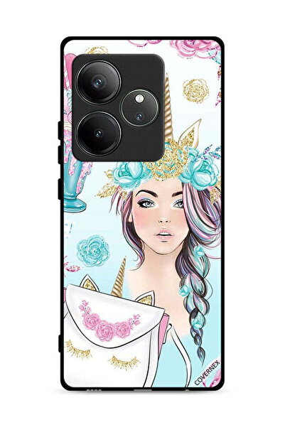 Covernex غطاء حماية لهاتف Realme GT Neo6 5G مزين برسومات رموش على الحقيبة وفت...